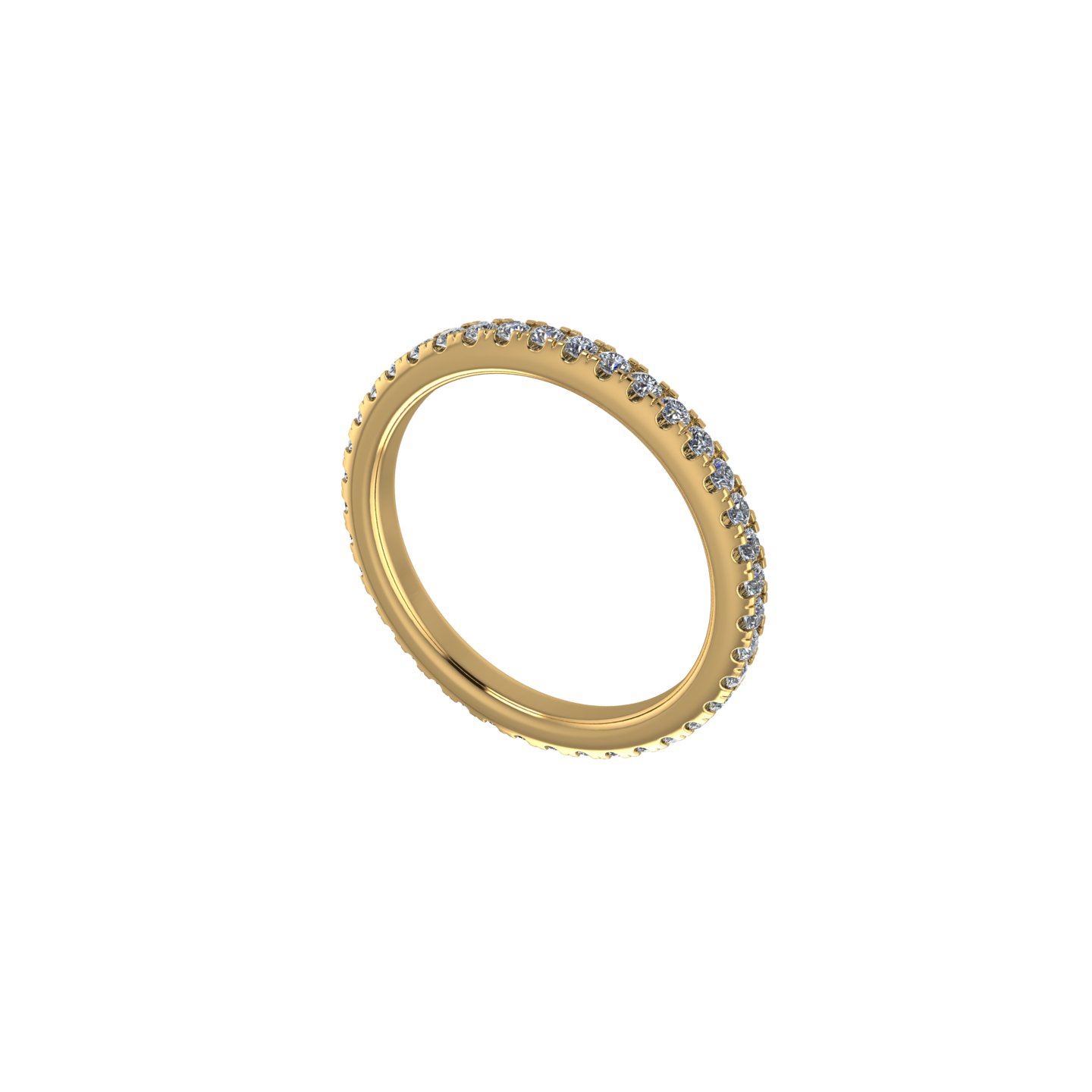 Round Cut Diamond Stackable Women’s Anniversary Wedding Eternity Band
